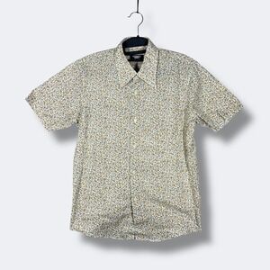 Tornado Mart Floral Button Up Shirt Men L Slim Multicolor Summer Vacation Preppy